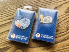 2002 FIFA World Cup ピンバッジ 2種セットのサムネイル