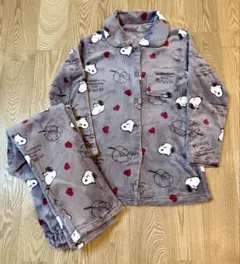 美品 PEANUTS スヌーピー ボア ルームウェア 上下セット M