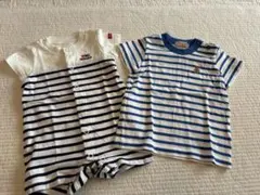 ミキハウス　ロンパース　Tシャツ　セット