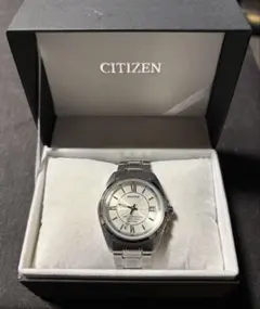 CITIZEN REGUNO ソーラーテック 電波時計 メンズ