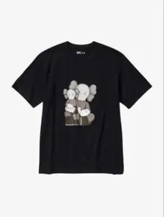 UNIQLO UT KAWS Tシャツ ブラック XL カウズ