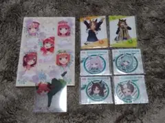 五等分の花嫁 中野二乃＆ウマ娘アニメキャラクターカードステッカーセット