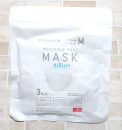 新品　未使用　ユニクロ　UNIQLO　エアリズムマスク　ちいさめ　M