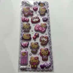 サンリオ　日焼けキティ もちもちマシュマロシール　レオパード