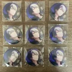 プロセカ　青柳冬弥　グリッター缶バッジ 9個セット