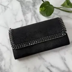 ステラマッカートニー ファラベラ ロングウォレット 長財布 ブラックのサムネイル