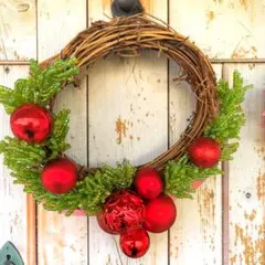 クリスマス ハンドメイド リース