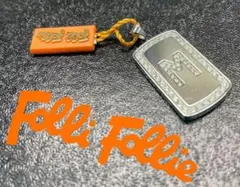 Folli Follie Mの文字 ネックレス トップ　オレンジタグ付