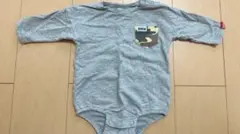 EDWIN 長袖ロンパース 70cm グレー