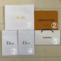 Dior♡CHANEL♡LOUIS VUITTON♡ショッパー