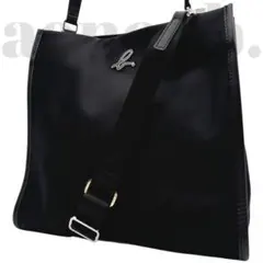 美品◎ アニエスベー 2way 斜めがけ可 肩かけ可 ショルダーバッグ 黒