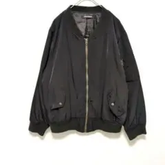 スプレイプレミアム　MA-1　ジップアップブルゾン　　中綿　ブラック　Ⅿのサムネイル