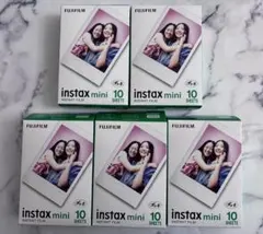 富士フイルム　INSTAX MINI チェキ　フィルム　10枚×5箱