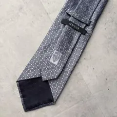 【GUCCI】Made in Italy 総柄シルクネクタイ