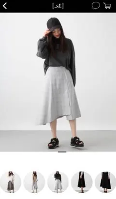 HARE アンバランスヘムスカートのサムネイル