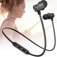 Bluetooth 4.2グレーワイヤレスイヤホンブルートゥースヘッドセットGG