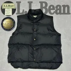 90s L.L.Beanブラック ダウンベストL 90'S L.L.Bean ダウンベスト L ブラック黒 ビンテージ - メルカリ