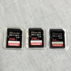 SanDisk Extreme PRO SDカード 256GB 64GB セット