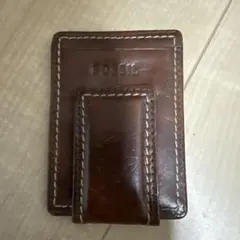 FOSSIL ブラウンレザー パスケース