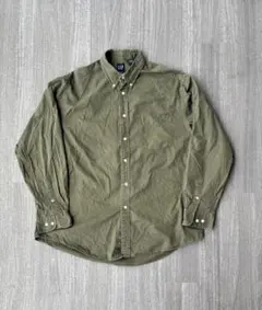 90s old gap khaki col shirt archive y2k
