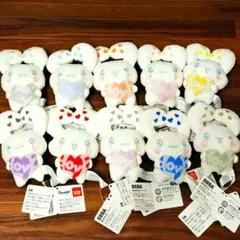 シナモロール　=LOVE　マスコット　いっぱいハート　全種　シナモン　イコラブ