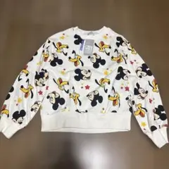 新品　130㎝ トレーナー　フタフタ　ミッキー