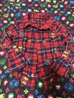 テディ　刺繍　シャツ　105