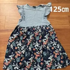 ユナイテッドアローズ　グリーンレーベルリラクシング半袖ワンピース125㎝