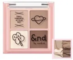 ローソン ロムアンド メロウアイパレット ブラウンスクエア