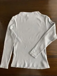 Scapa リブ編み 長袖Tシャツライトブルー