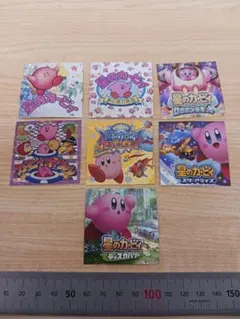 星のカービィ 限定コレクションステッカー30周年歴代ゲームコレクション7枚セット