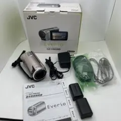 美品】JVC ビデオカメラ Everio エブリオ GZ-HM177 シルバー - メルカリ