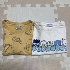 プティマイン　Tシャツ 、サンリオハピダンブイTシャツ ２枚セット　80サイズ