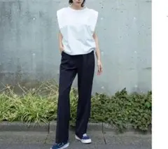 【yoriヨリ】今季完売　ソリッドバックフレアTee ホワイト yori】ソリッドバックフレアtee ホワイト - メルカリ