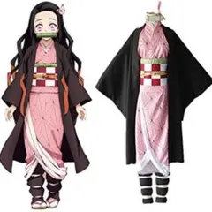 鬼滅の刃 竈門禰豆子 コスプレ ネズココスプレ ウィッグ付き