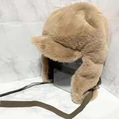 y092316 レイビームス　帽子　モコモコ　キャップ　冬