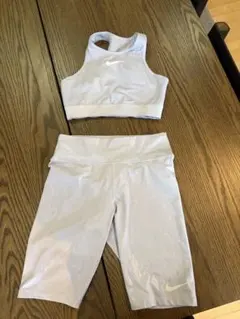 Nike キラキラスポーツブラ・バイカーショーツセット