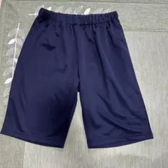 美品　体操服　キッズ ネイビーブルー ハーフパンツ　160