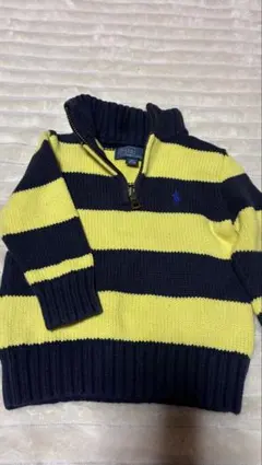 ラルフローレン80ラガーハーフジップニット