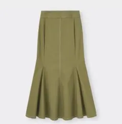 GU ジーユー　ステッチマーメイドロングスカート