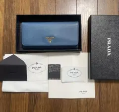 PRADA プラダ ボディバッグ ブルー 2回のみ使用の美品 保存袋や箱付き