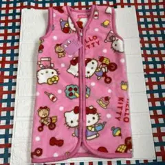 HELLO KITTY フリーススリーパー ピンク　80〜100
