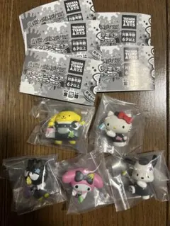 サンリオ　キャラクターズ　ペイントフィギュア　クールポップver. コンプリート