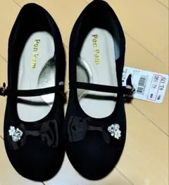 【定価３１７９円】ブラック フォーマルシューズ 21.0cm