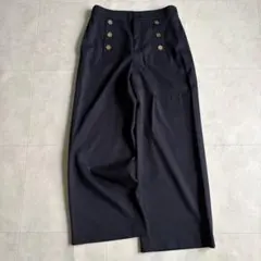 ウール ワイドパンツ