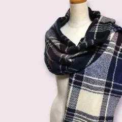 マフラー/ストール チェック柄 防寒/通勤/通学