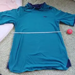 FILA 半袖 Tシャツ ハイネック ターコイズブルーのサムネイル