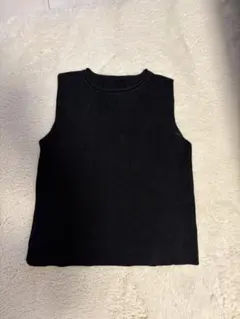 GRL ニットノースリーブ ブラック Mサイズ 美品 【rut169】のサムネイル