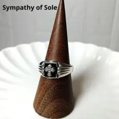 805 シンパシーオブソウル Square Onyx Ring Crossのサムネイル
