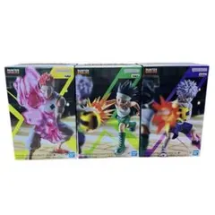 ハンターハンター フィギュア 3体セット ゴン キルア ヒソカ